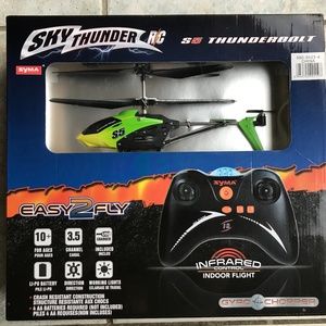 Remote controlled Helicopter Sky Thunders RC S5 Thunderbolt Indoor Flight 10+ ye